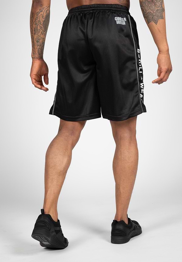 Gorilla Wear Functional Mesh Shorts - Black/White