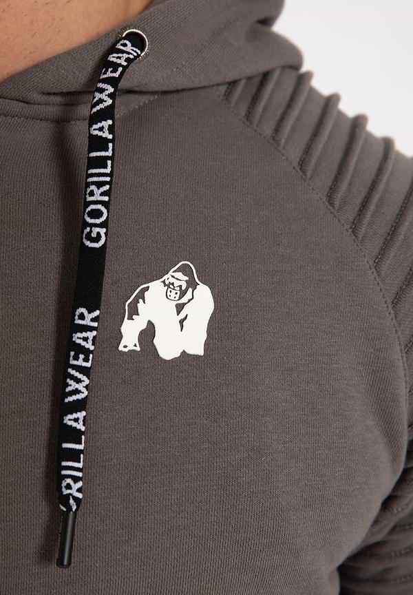 Gorilla Wear Georgia Zipped Hoodie - Gray