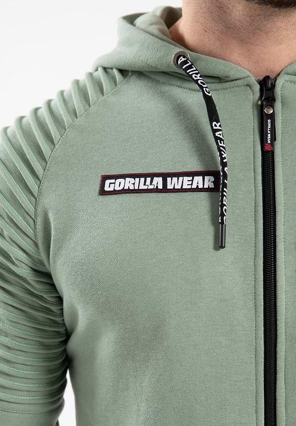 Gorilla Wear Georgia Zipped Hoodie - Green Bay