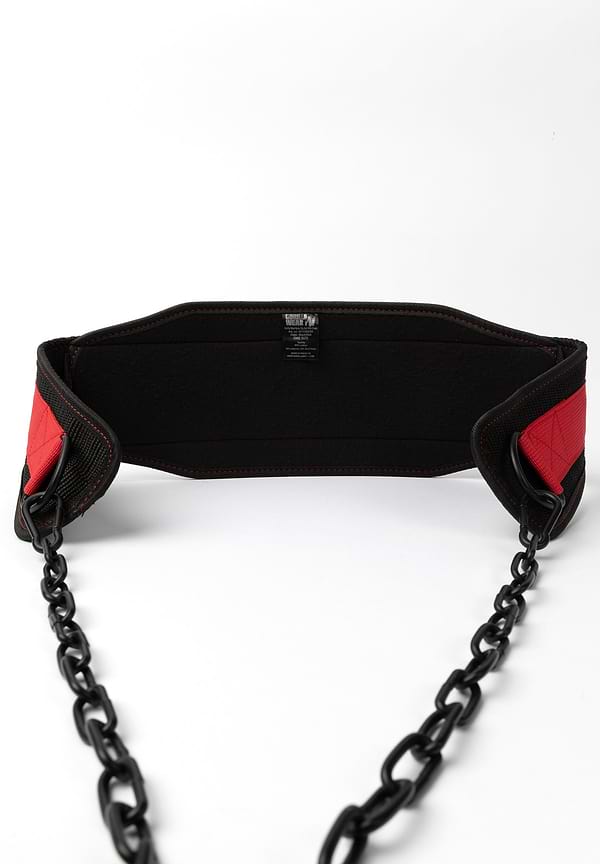 Gorilla Wear Gorilla Wear Nylon Dip Belt - Black/Red