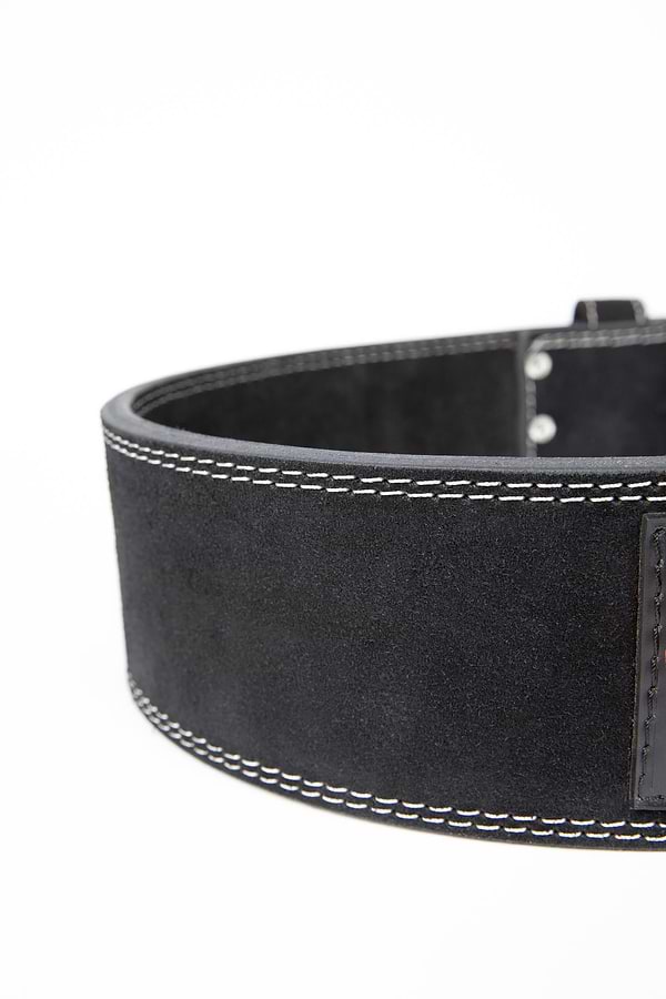 Gorilla Wear GW 4-inch Leather Lifting Belt - Black