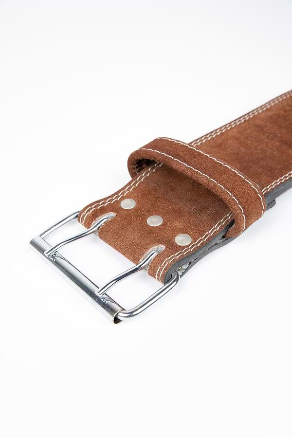 Gorilla Wear GW 4-inch Leather Lifting Belt - Brown