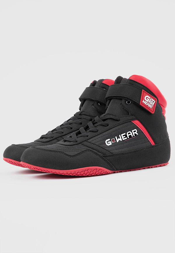 Gorilla Wear Gwear Classic High Tops - Black/Red
