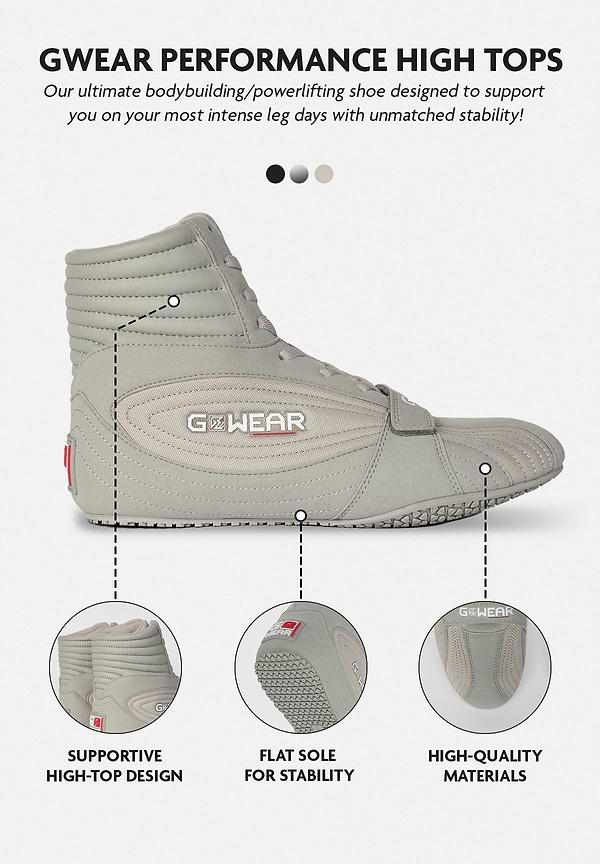 Gorilla Wear Gwear Performance High Tops - Black