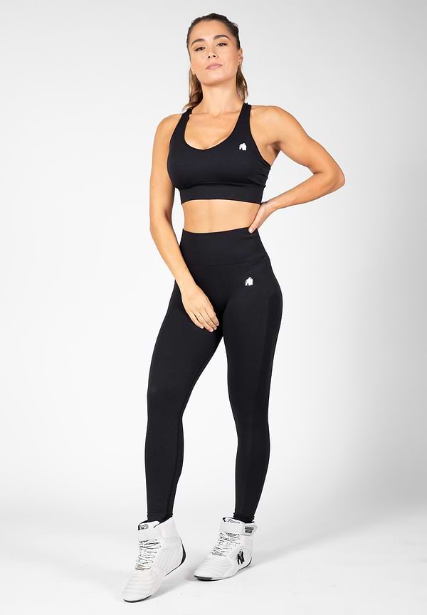 Gorilla Wear Hilton Seamless Leggings - Black