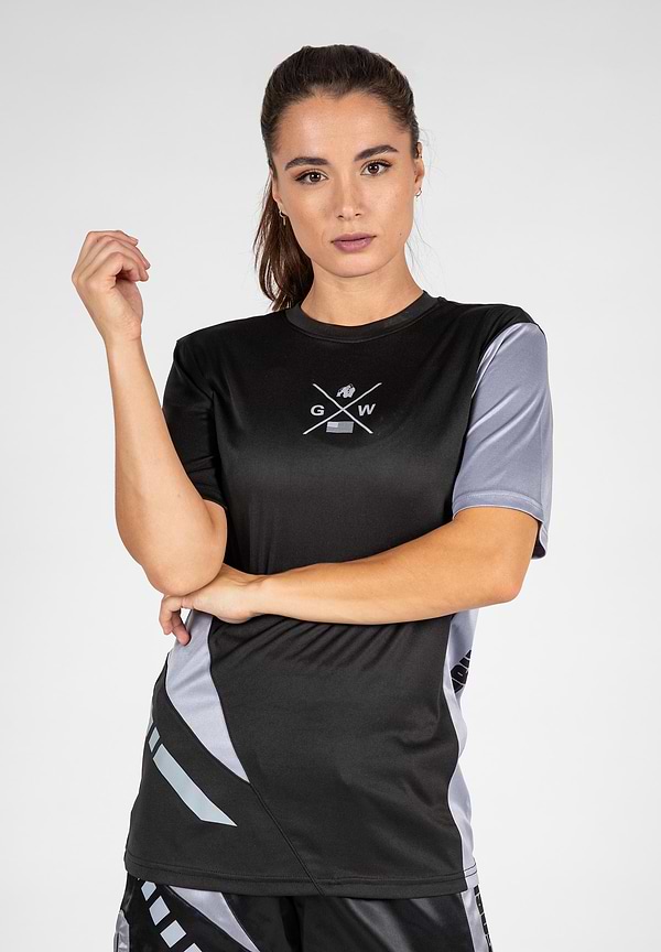 Gorilla Wear Hornell T-Shirt - Black/Gray - Unisex