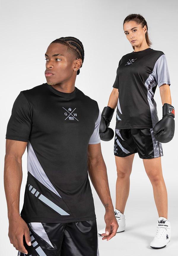 gorilla wear Hornell T-Shirt - Black/Gray - Unisex