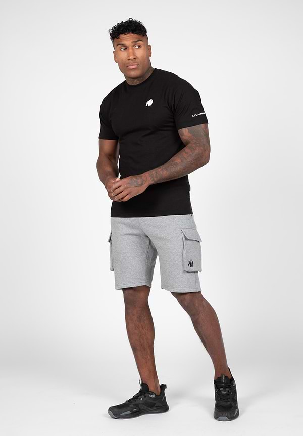 Gorilla Wear Hudson Cargo Sweat Shorts - Gray