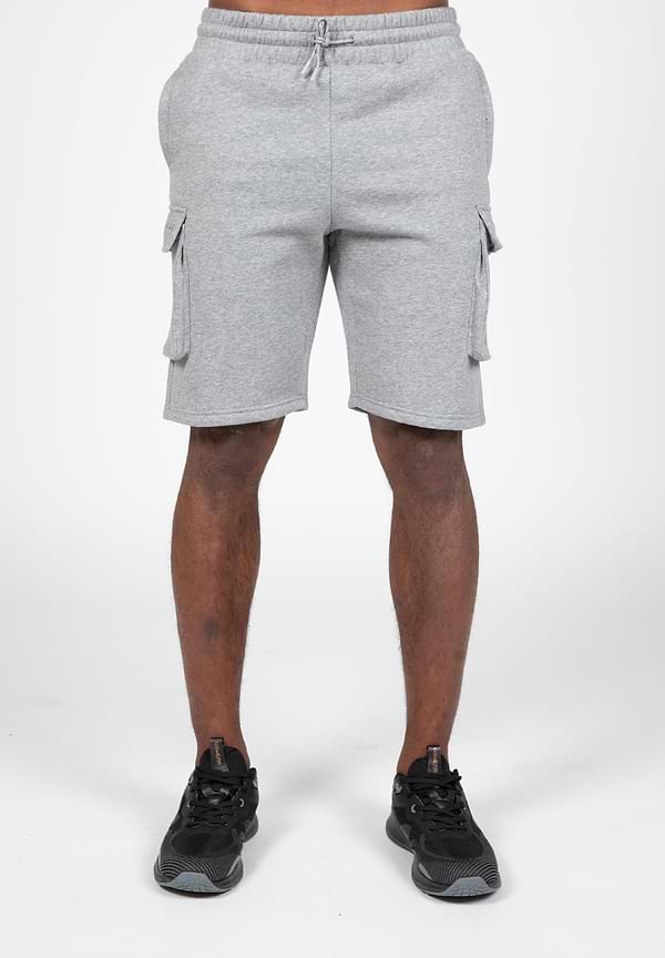 Gorilla Wear Hudson Cargo Sweat Shorts - Gray