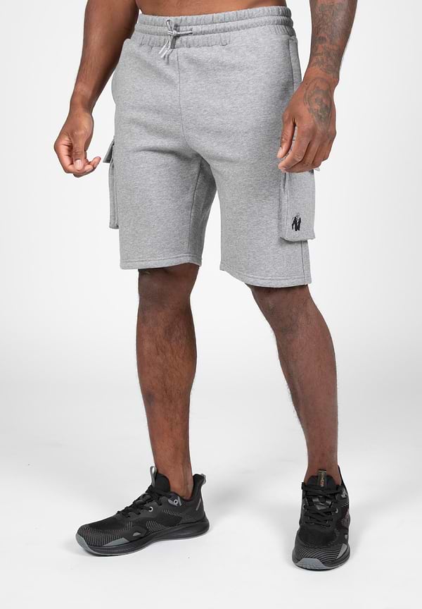 gorilla wear Hudson Cargo Sweat Shorts - Gray