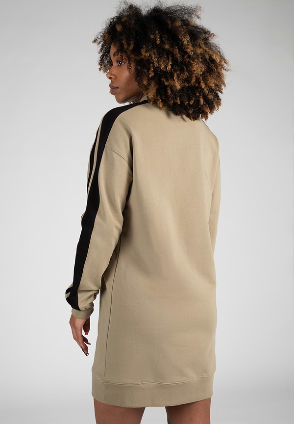 Gorilla Wear Isabella Sweatshirt Dress - Beige