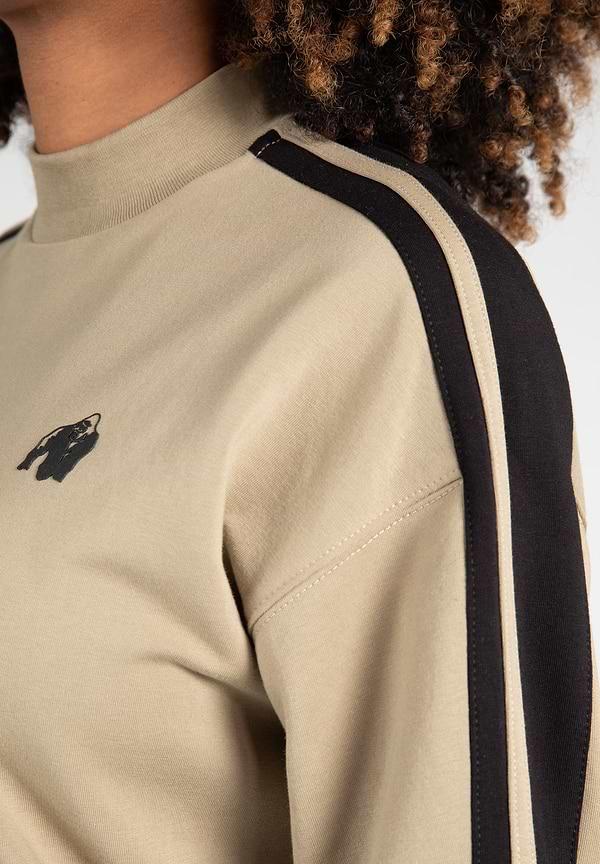 Gorilla Wear Isabella Sweatshirt Dress - Beige