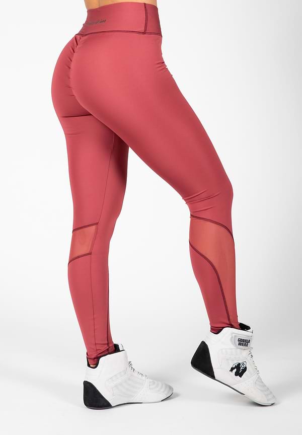 Gorilla Wear Kaycee Tight - Burgundy Red