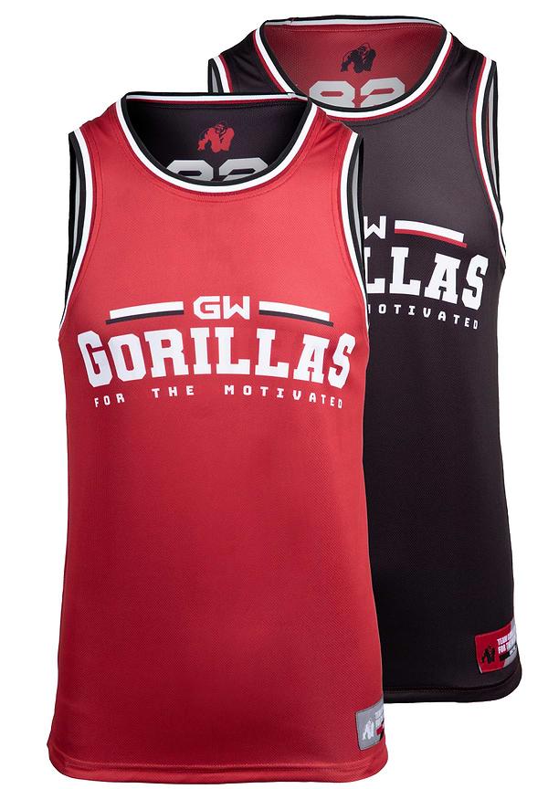 Gorilla Wear Keene Reversible Tank Top - Red/Black