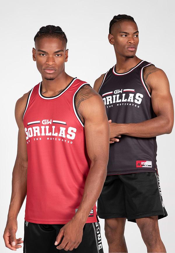 gorilla wear Keene Reversible Tank Top - Red/Black