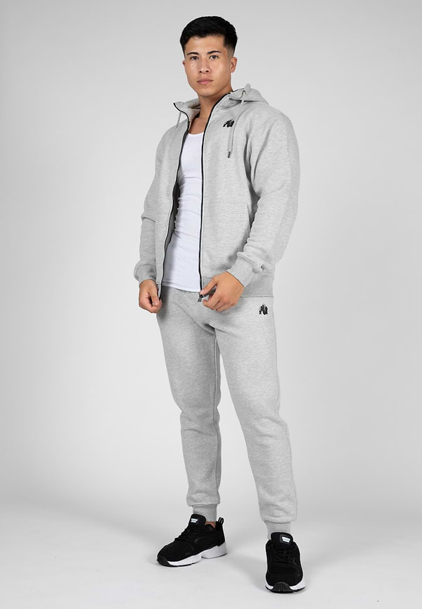 Gorilla Wear Kennewick Zipped Hoodie - Gray