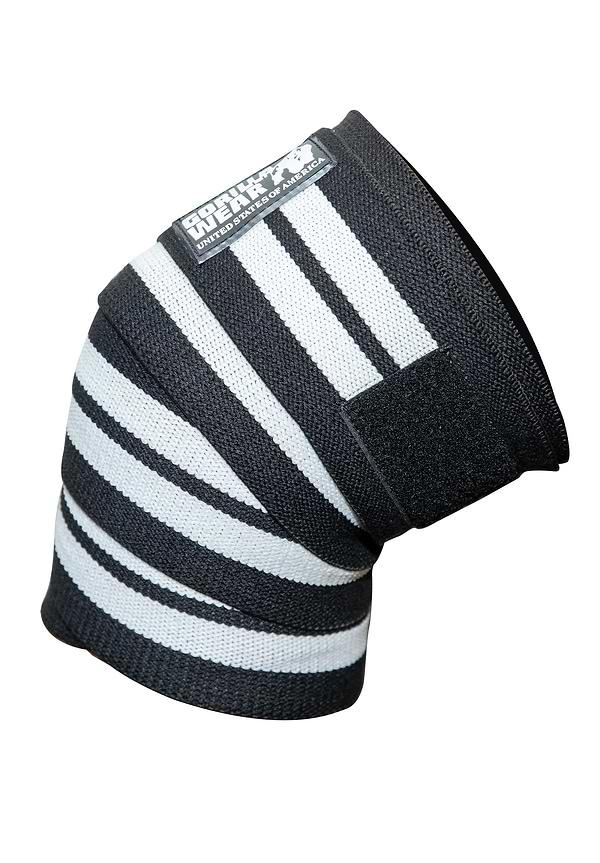 Gorilla Wear Knee Wraps - Black/White
