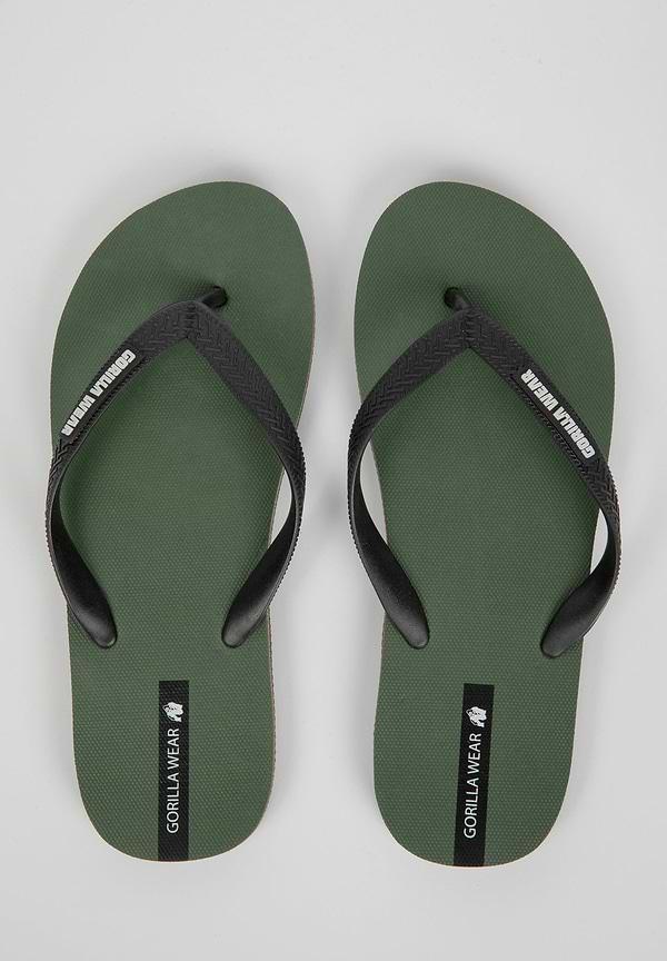 Gorilla Wear Kokomo Flip Flops - Army Green