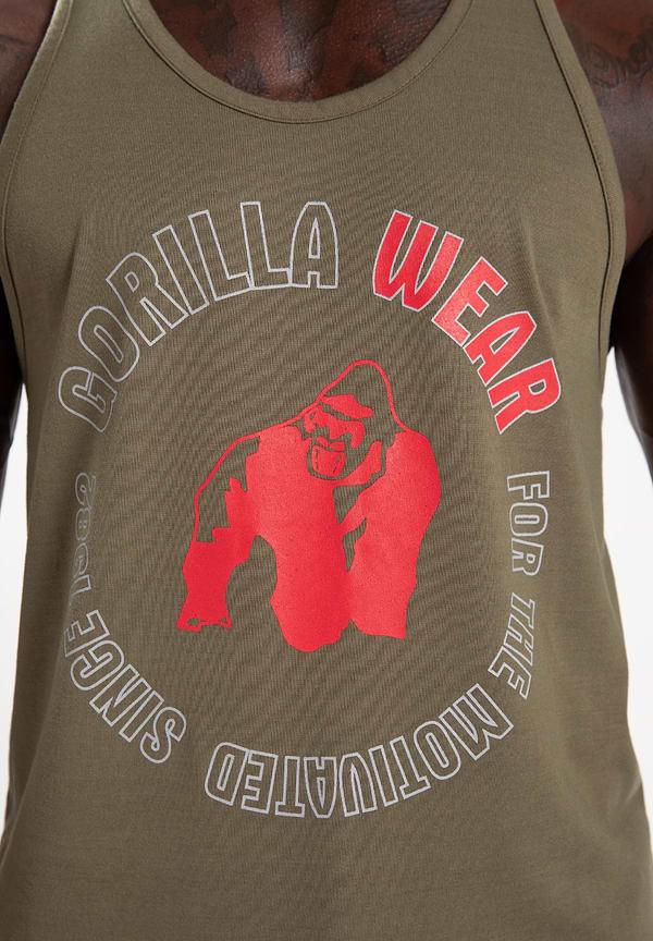 Gorilla Wear Lafayette Tank Top - Army Green
