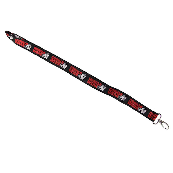 Gorilla Wear Lanyard - Black/Red