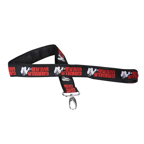 gorilla wear Lanyard - Black/Red