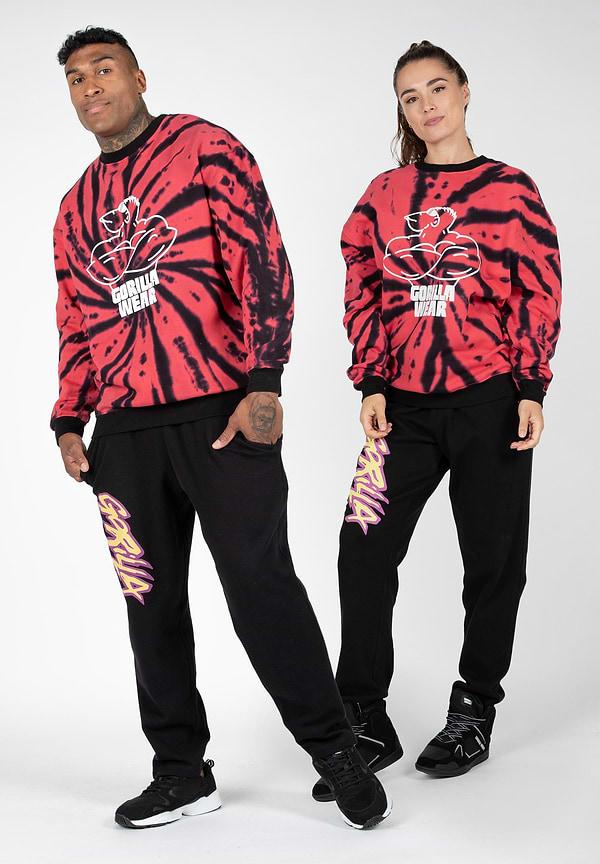 Gorilla Wear Legacy Oversized Sweatshirt - Red/Black