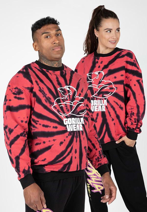 gorilla wear Legacy Oversized Sweatshirt - Red/Black
