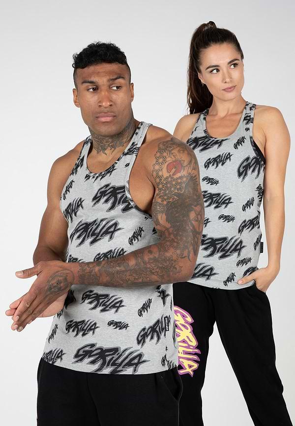 gorilla wear Legacy Tank Top - Gray/Black