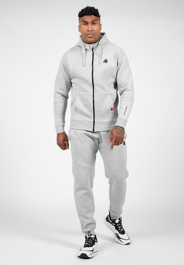 Gorilla Wear Leon Zipped Hoodie - Gray