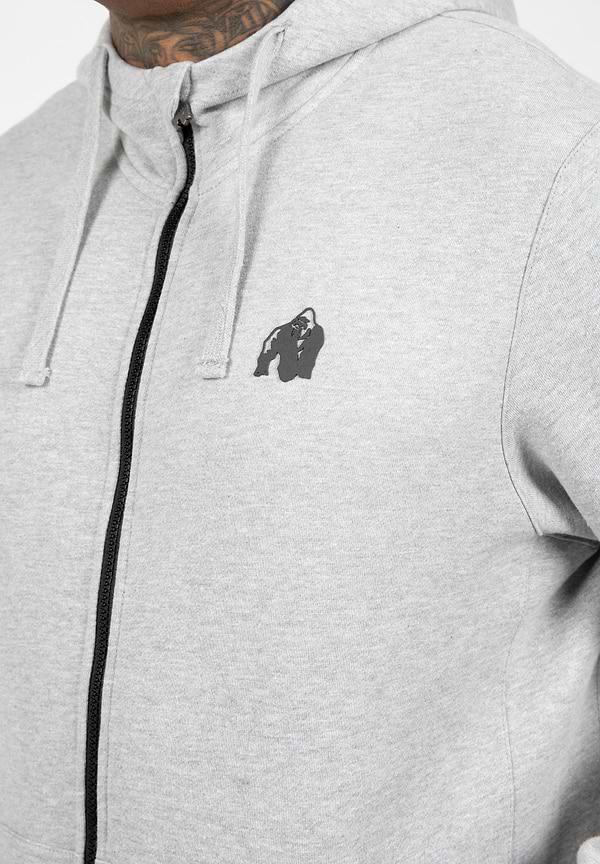 Gorilla Wear Leon Zipped Hoodie - Gray