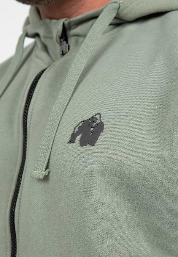 Gorilla Wear Leon Zipped Hoodie - Green