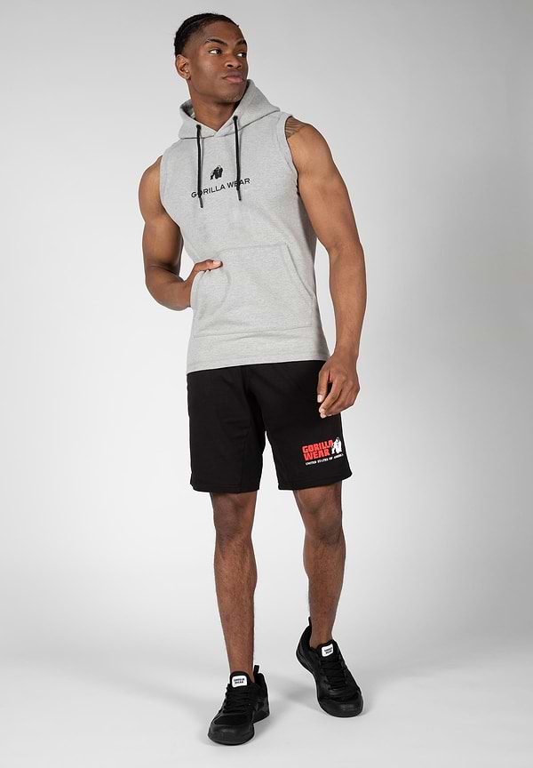 Gorilla Wear Lincoln Sleeveless Hoodie - Gray