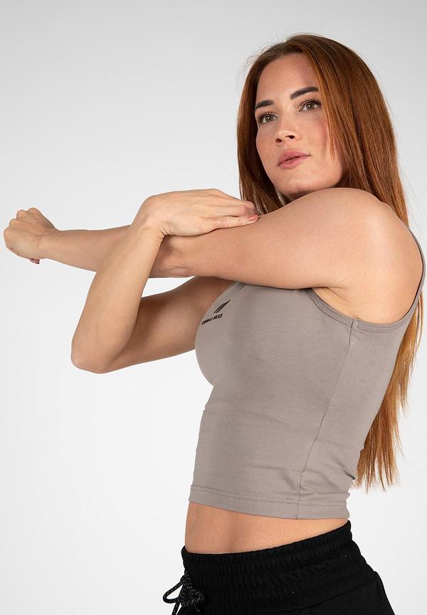 Gorilla Wear Livonia Crop Top - Beige