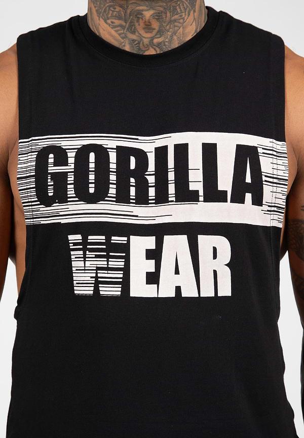 Gorilla Wear Lopez Drop Armhole Tank Top-Black