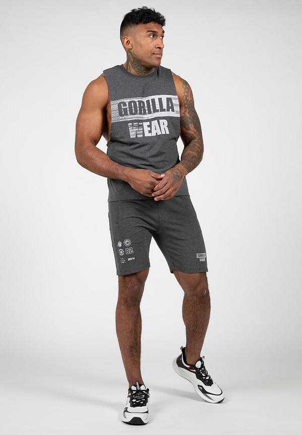 Gorilla Wear Lopez Shorts-Dark Grey Melange
