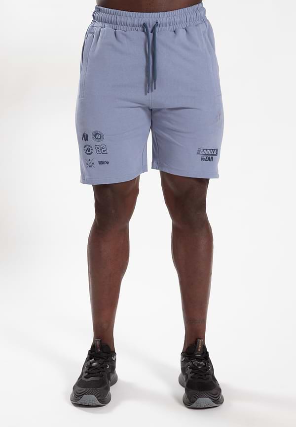 Gorilla Wear Lopez Shorts-Stonewash Blue