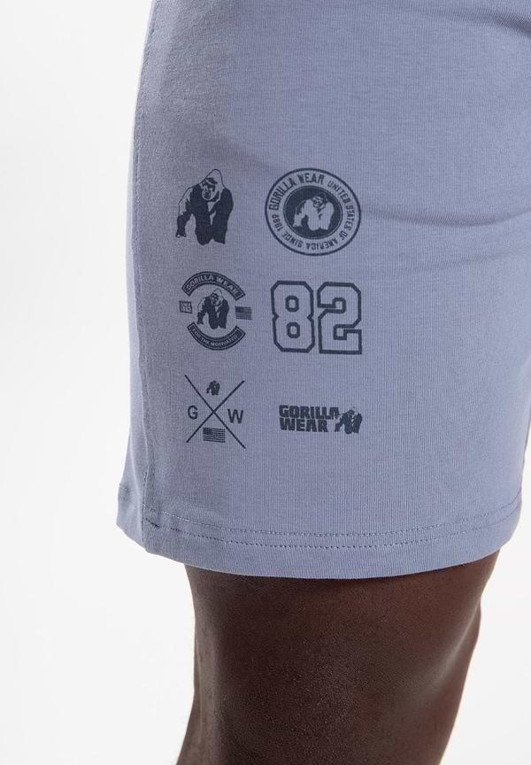 Gorilla Wear Lopez Shorts-Stonewash Blue