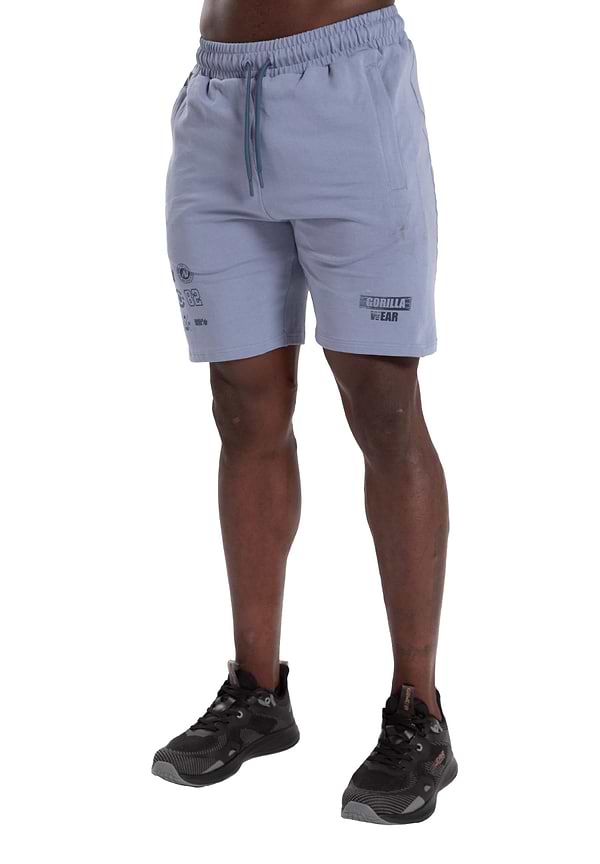 gorilla wear Lopez Shorts-Stonewash Blue