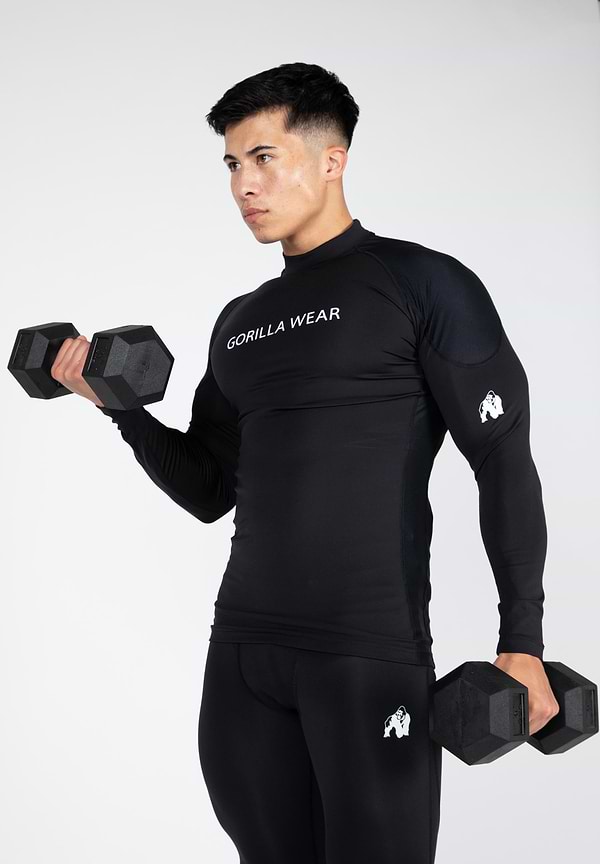 Gorilla Wear Lorenzo Performance Long Sleeve - Black