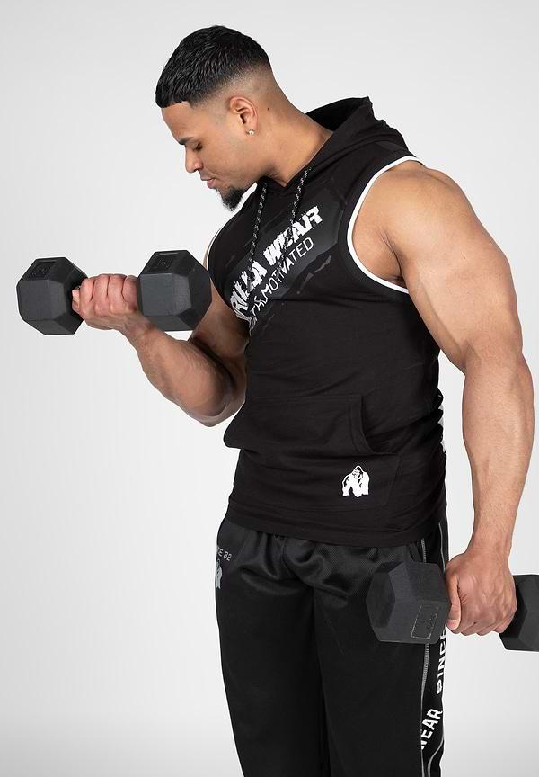 Gorilla Wear Loretto Hooded Tank Top - Black