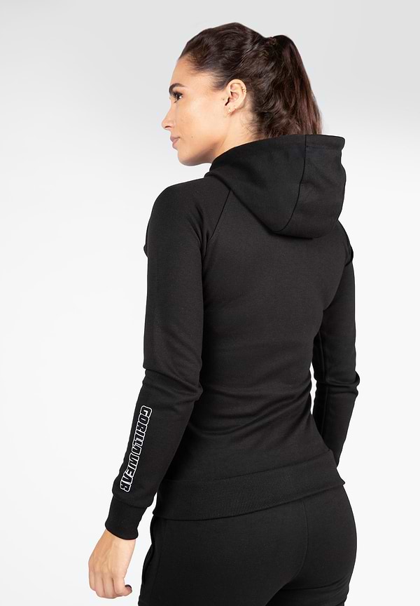 Gorilla Wear Marion Zipped Hoodie - Black