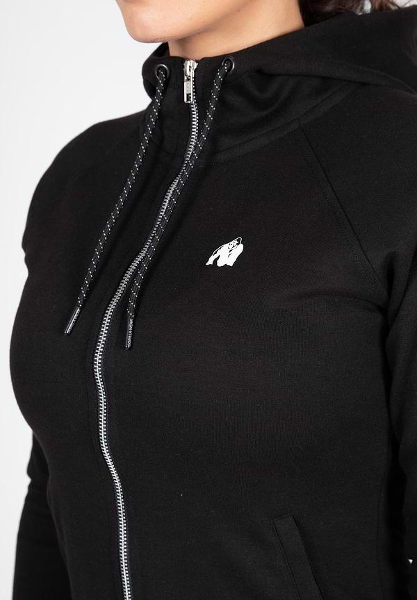 Gorilla Wear Marion Zipped Hoodie - Black