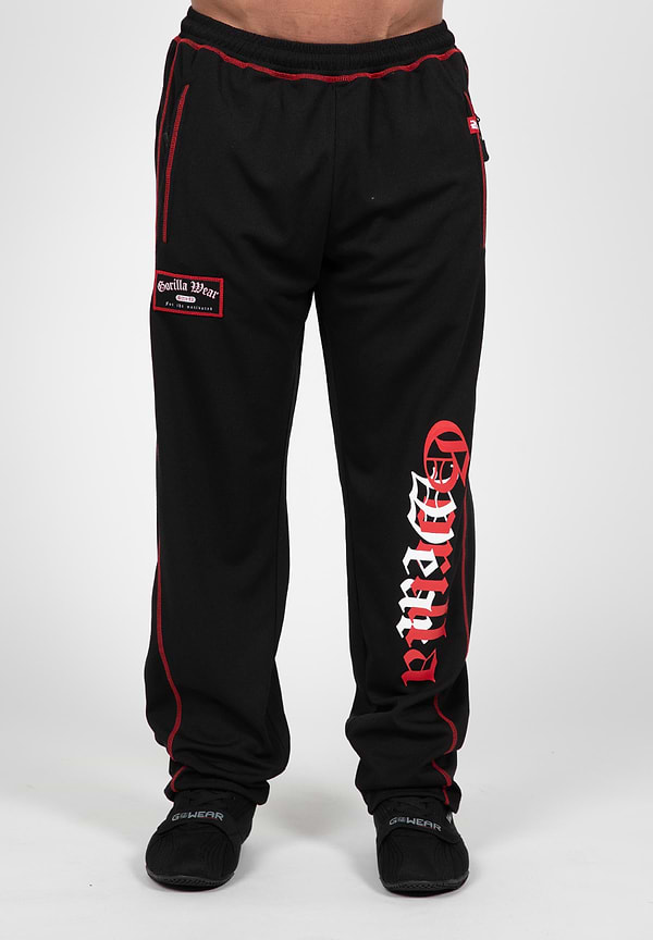 Gorilla Wear Marlow Mesh Pants - Black/Red