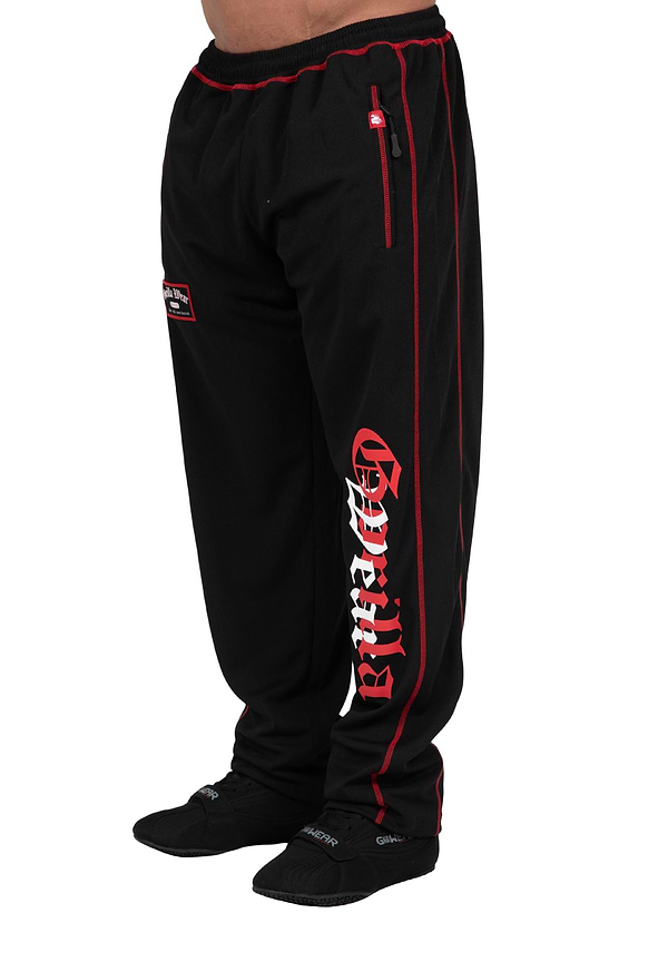 gorilla wear Marlow Mesh Pants - Black/Red