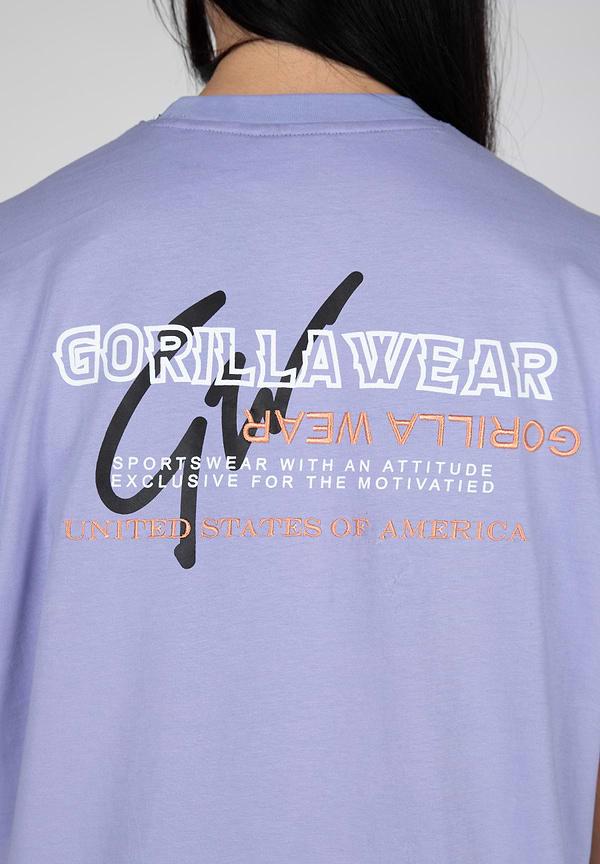 Gorilla Wear Medina Oversized T-Shirt - Lilac