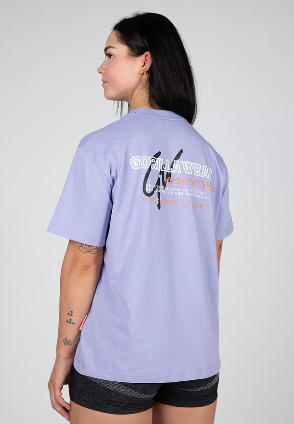 gorilla wear Medina Oversized T-Shirt - Lilac