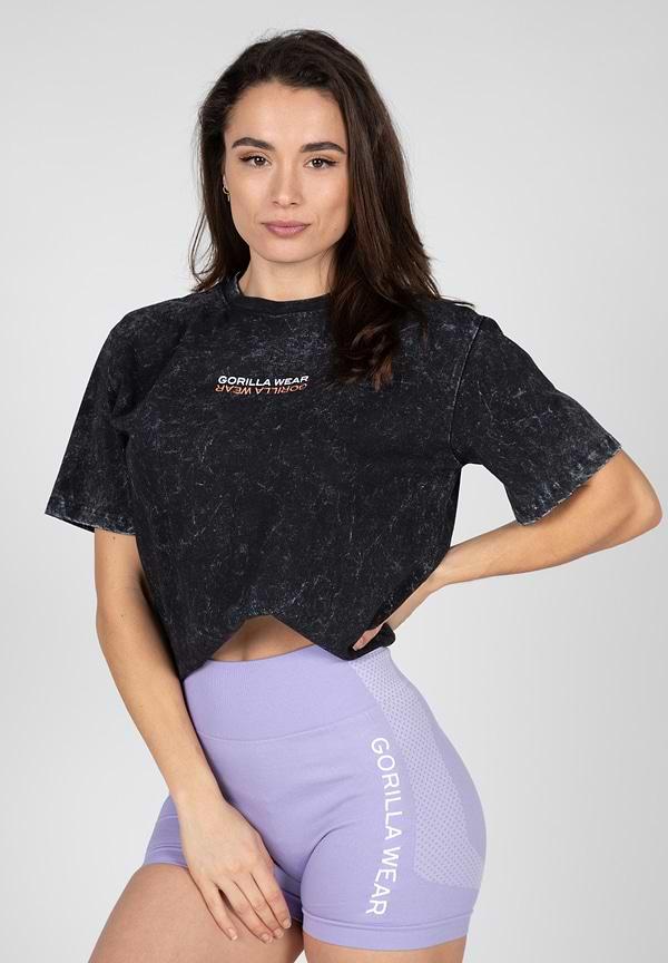 Gorilla Wear Medina Oversized T- Shirt - Washed Black