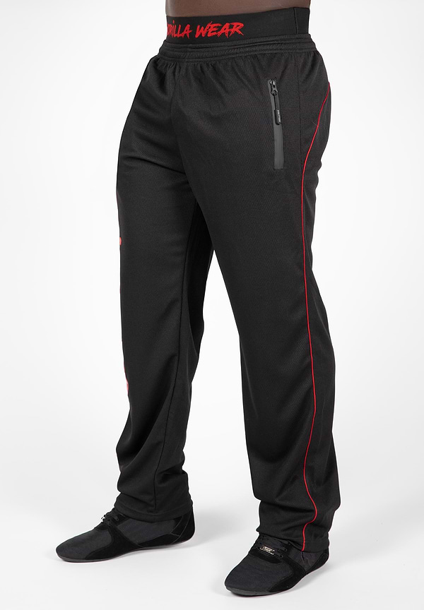 Gorilla Wear Mercury Mesh Pants - Black/Red