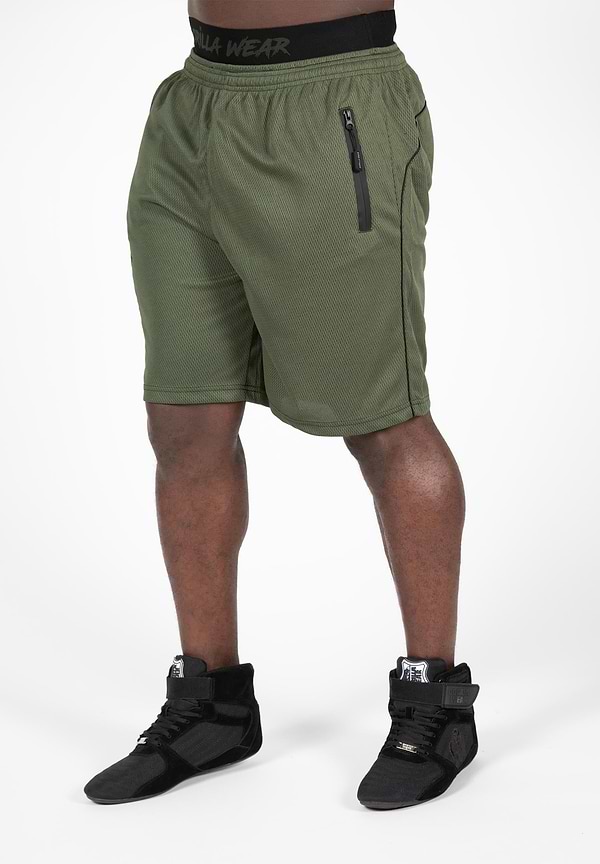 Gorilla Wear Mercury Mesh Shorts - Army Green/Black