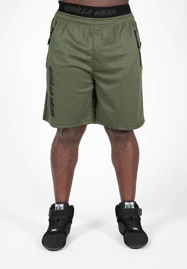 gorilla wear Mercury Mesh Shorts - Army Green/Black